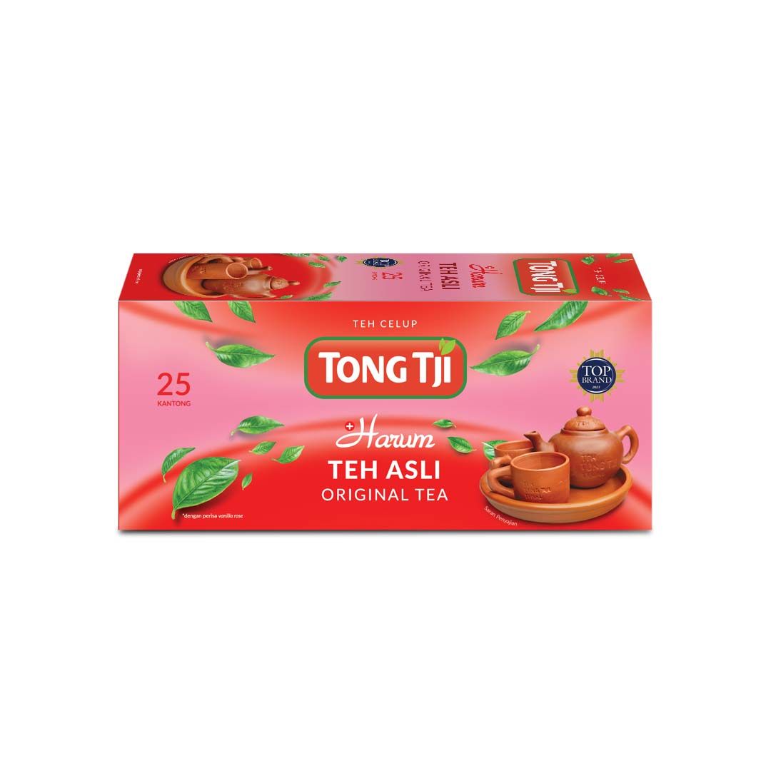 Tong Tji Celup Black Tea Non Envelope Harum isi 25 tea bag