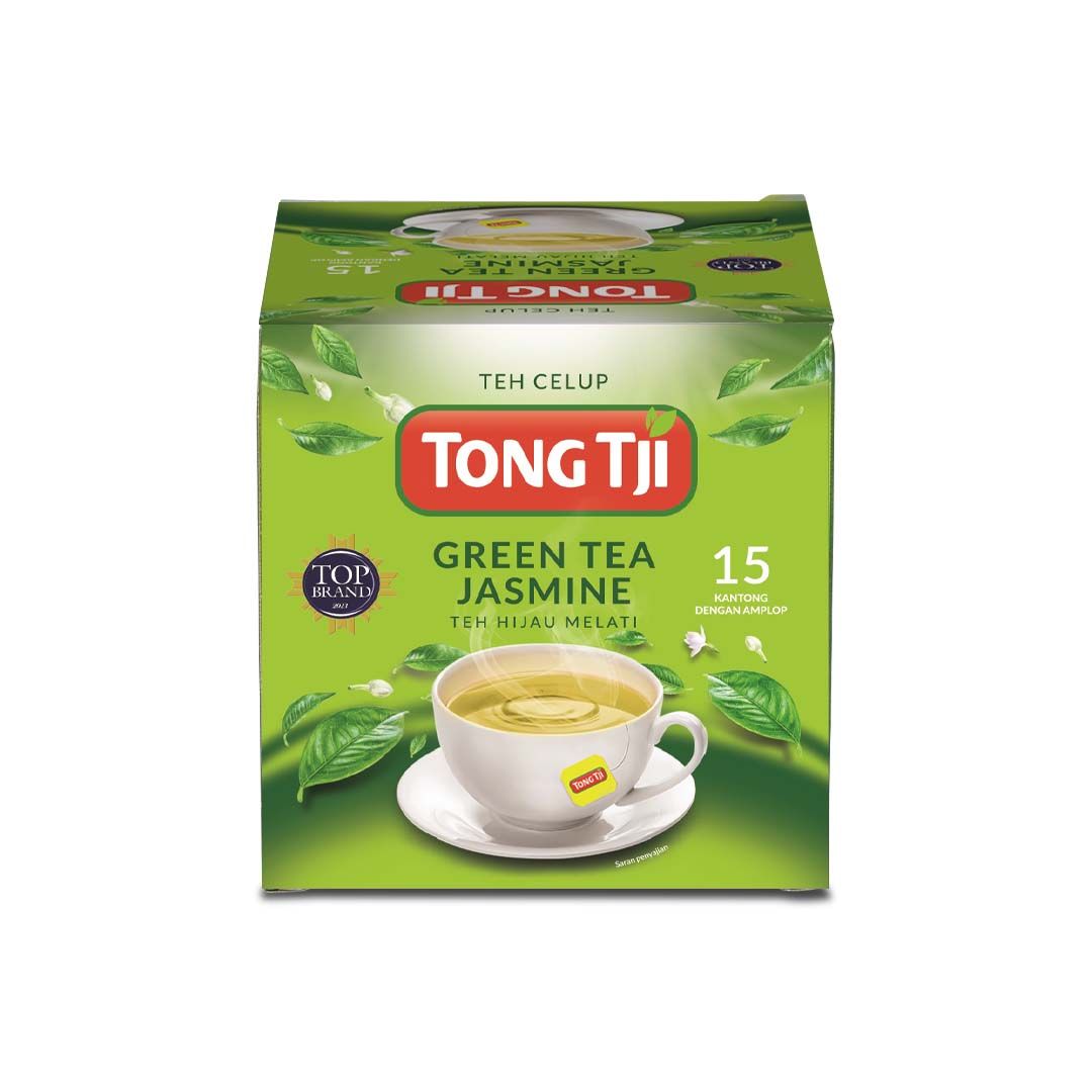Tong Tji Celup Green Tea Jasmine isi 15 tea bag